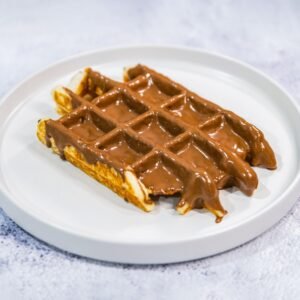 Pure & rich Belgian milk chocolate waffle