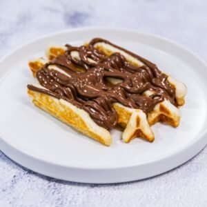 The popular Nutella waffle